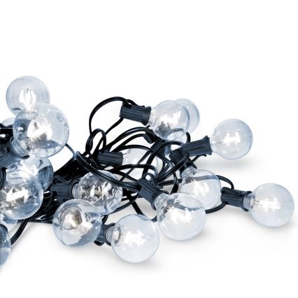 Brilagi - Guirlande décorative LED d'extérieur GIRLANDA 25xE12/0,8W/230V 20m IP44 blanc froid