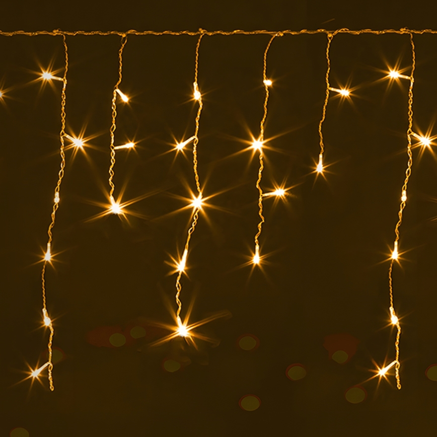 Brilagi - Guirlande LED d'extérieur 200 LED / 8 fonctions 13x0,6 m IP44 blanc chaud