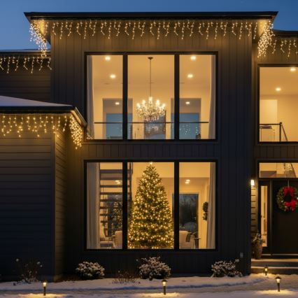 Brilagi - Guirlande LED d'extérieur 400 LED/8 fonctions 23 m IP44 blanc chaud