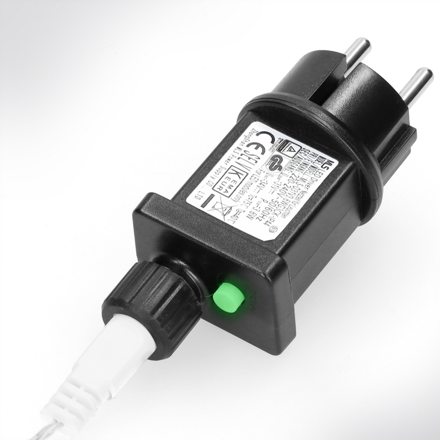 Brilagi - Guirlande LED d'extérieur 400 LED / 8 fonctions, 23 m, IP44, blanc froid