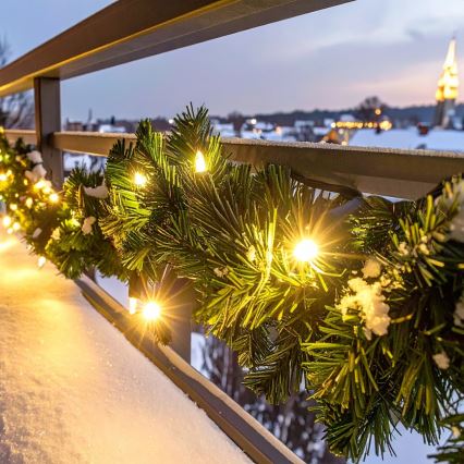 Brilagi - Guirlande LED d'extérieur pour Noël 80 LEDs / 230 V, 500 cm, IP44