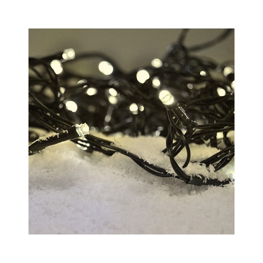 Brilagi - guirlande LED extérieure 100xLED/8 fonctions 13 m IP44 blanc chaud
