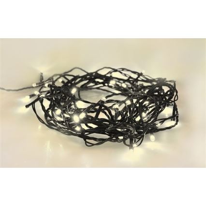 Brilagi - guirlande LED extérieure 100xLED/8 fonctions 13 m IP44 blanc chaud