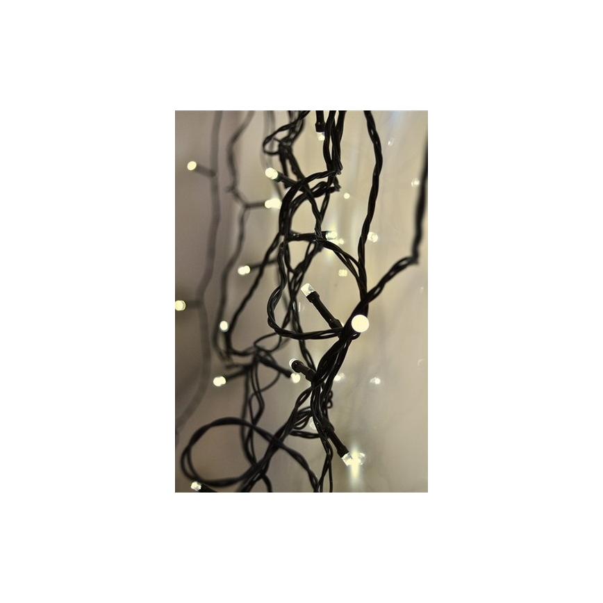 Brilagi - guirlande LED extérieure 100xLED/8 fonctions 13 m IP44 blanc chaud