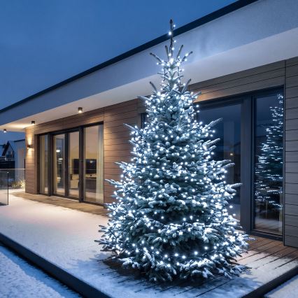 BRILAGI - Guirlande lumineuse LED d'extérieur 800 LED 21 m IP44 blanc froid
