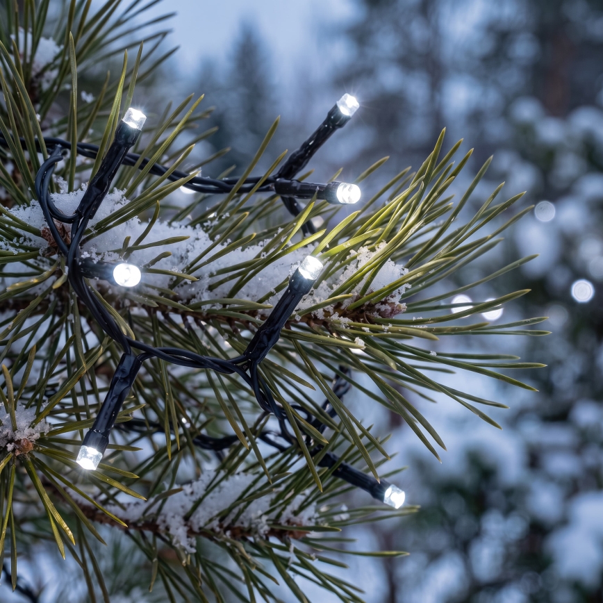 BRILAGI - Guirlande lumineuse LED d'extérieur 800 LED 21 m IP44 blanc froid