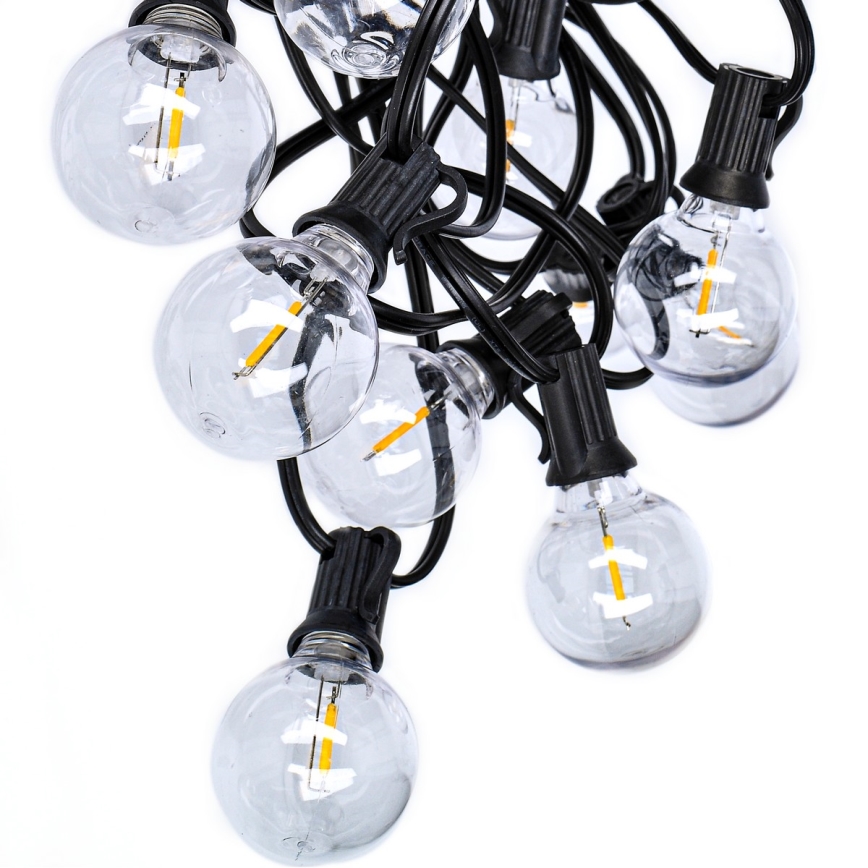 Brilagi - Guirlande LED décorative d'extérieur GIRLANDA 25xE12/0,8W/230V 20m IP44 blanc froid
