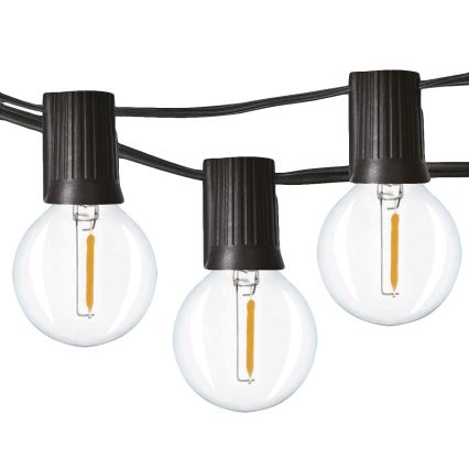 Brilagi - Guirlande LED décorative d'extérieur GIRLANDA 25xE12/0,8W/230V 20m IP44 blanc froid