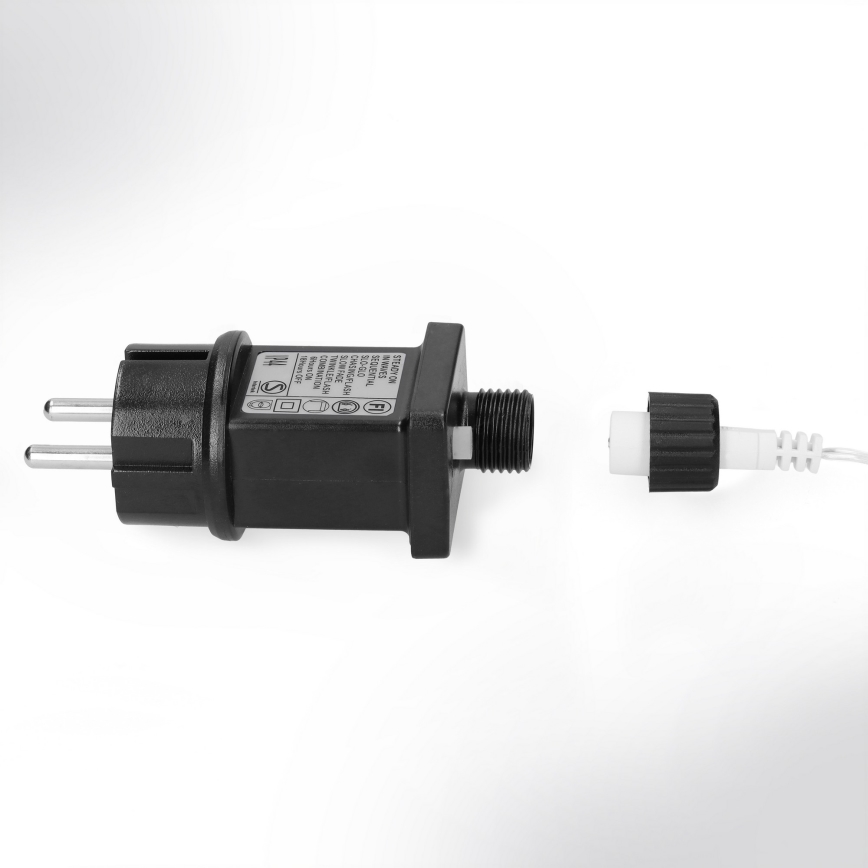 Brilagi - Guirlande lumineuse LED d'extérieur pour Noël 400 LED, 8 fonctions, 23 m, IP44, blanc chaud