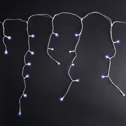 Brilagi - Guirlande lumineuse LED d'extérieur pour Noël 400 LED / 8 fonctions, 23 m, IP44, blanc froid