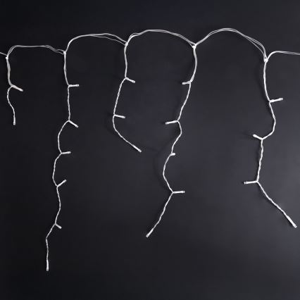 Brilagi - Guirlande lumineuse LED d'extérieur pour Noël 400 LED / 8 fonctions, 23 m, IP44, blanc froid