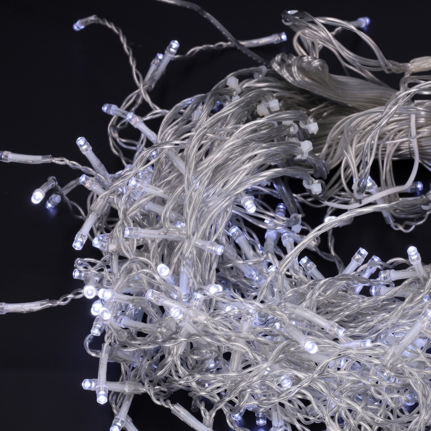 Brilagi - Guirlande lumineuse LED d'extérieur pour Noël 400 LED / 8 fonctions, 23 m, IP44, blanc froid