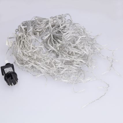 Brilagi - Guirlande lumineuse LED d'extérieur pour Noël 400 LED / 8 fonctions, 23 m, IP44, blanc froid