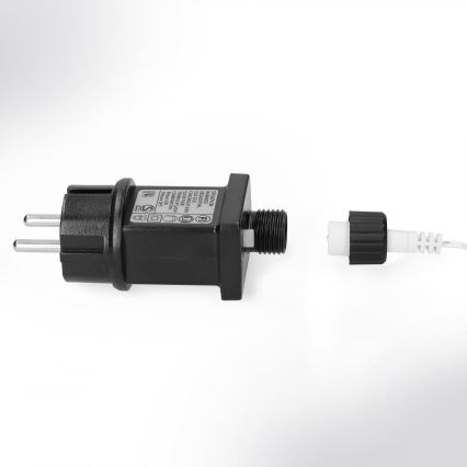 Brilagi - Guirlande lumineuse LED d'extérieur pour Noël 400 LED / 8 fonctions, 23 m, IP44, blanc froid