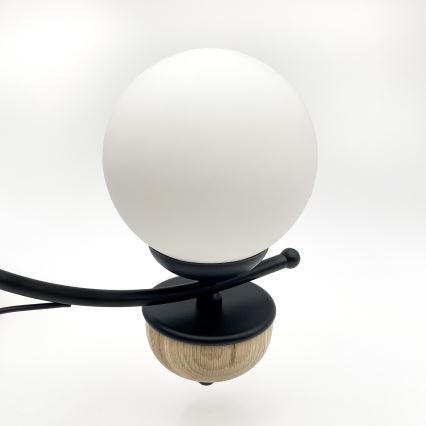 Brilagi - Hanglamp aan een ketting COTTAGE 3xG9/40W/230V beuken/wit