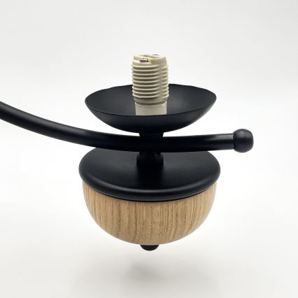 Brilagi - Hanglamp aan een ketting COTTAGE 3xG9/40W/230V beuken/wit