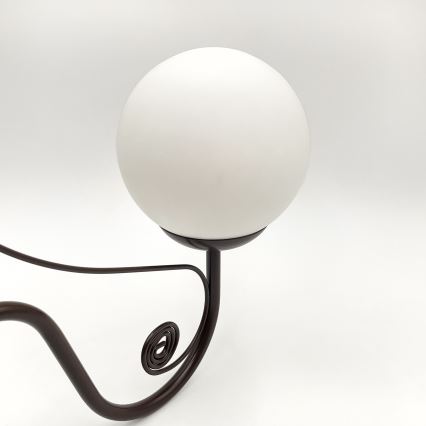 Brilagi - Hanglamp aan een ketting COTTAGE 3xG9/40W/230V bruin/wit
