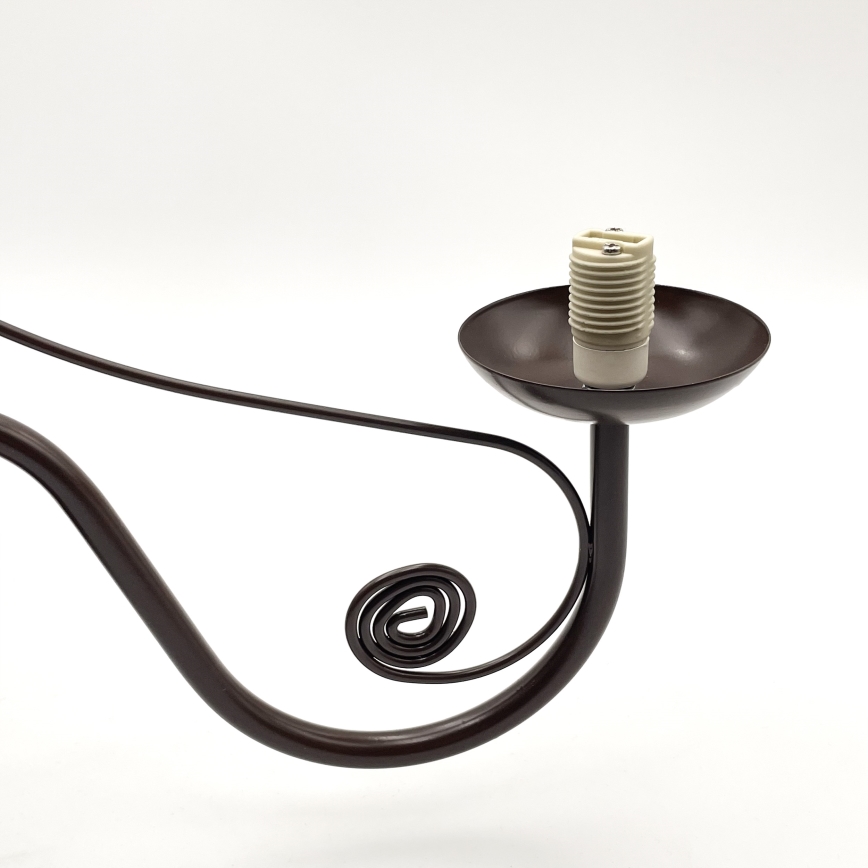 Brilagi - Hanglamp aan een ketting COTTAGE 3xG9/40W/230V bruin/wit