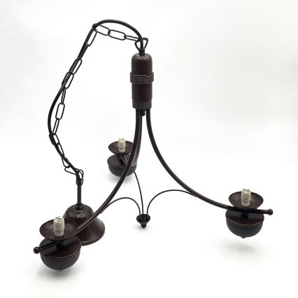 Brilagi - Hanglamp aan een ketting COTTAGE 3xG9/40W/230V eiken/wit