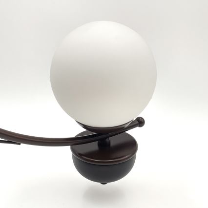 Brilagi - Hanglamp aan een ketting COTTAGE 5xG9/40W/230V eiken/wit