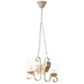 Brilagi - Hanglamp aan een ketting QUEEN 2xE14/40W/230V beuken/crème