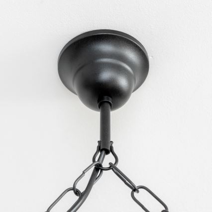 Brilagi - Hanglamp aan een ketting RUSTIC 6xE14/40W/230V beuken