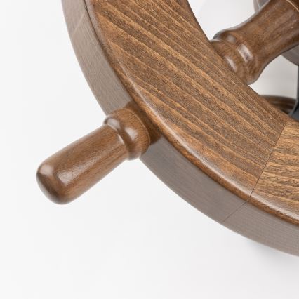 Brilagi - Hanglamp aan een ketting TIMONA 2xE14/40W/230V beuken/walnoot