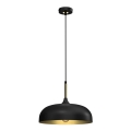 Brilagi - Hanglamp aan een koord ABRAHAM 1xE27/60W/230V diameter 35 cm zwart