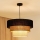 Brilagi - Hanglamp aan een koord ASPEN LUNETA 1xE27/15W/230V diameter 45 cm zwart/beige/crème