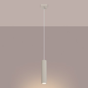 Brilagi - Hanglamp aan een koord CRESTO 1xGU10/10W/230V crème