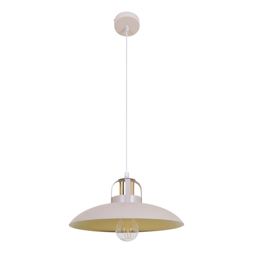 Brilagi - Hanglamp aan een koord FLAMENGO 1xE27/60W/230V beige