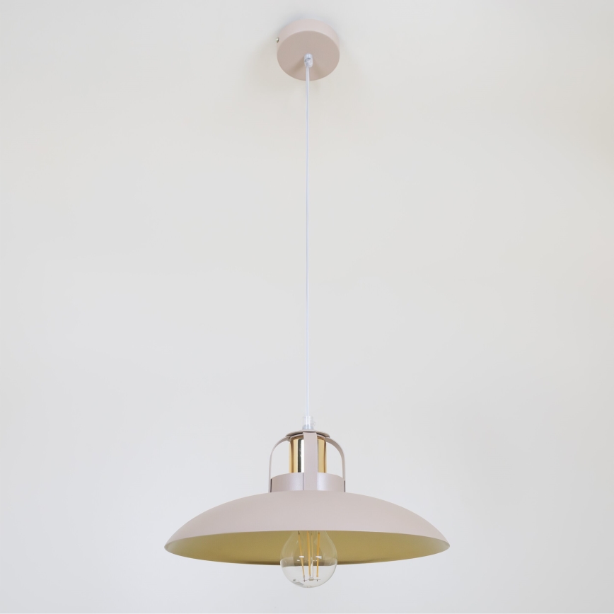 Brilagi - Hanglamp aan een koord FLAMENGO 1xE27/60W/230V beige