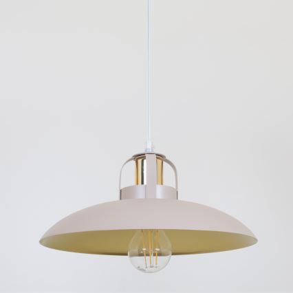 Brilagi - Hanglamp aan een koord FLAMENGO 1xE27/60W/230V beige