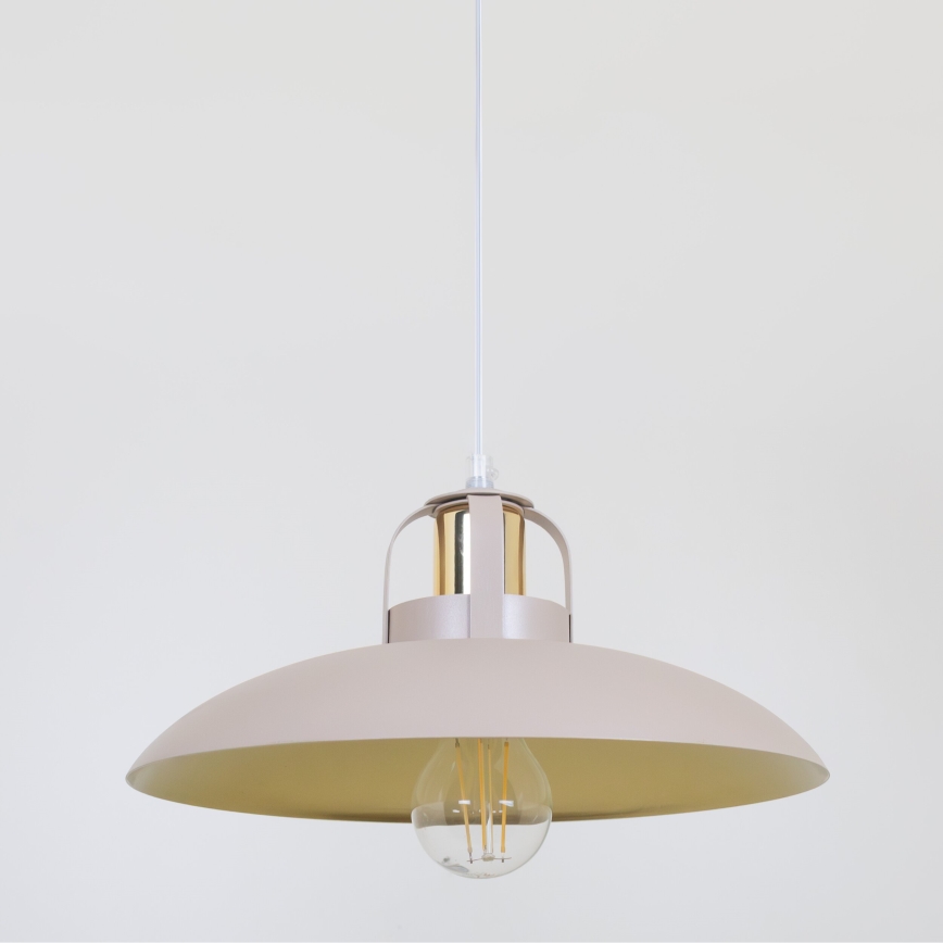 Brilagi - Hanglamp aan een koord FLAMENGO 1xE27/60W/230V beige