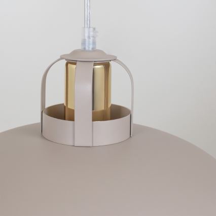 Brilagi - Hanglamp aan een koord FLAMENGO 1xE27/60W/230V beige
