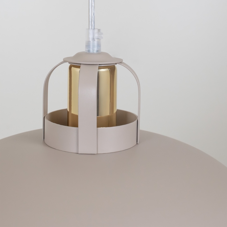 Brilagi - Hanglamp aan een koord FLAMENGO 1xE27/60W/230V beige