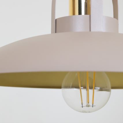 Brilagi - Hanglamp aan een koord FLAMENGO 1xE27/60W/230V beige