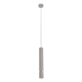 Brilagi - Hanglamp aan een koord POKER 1xGU10/25W/230V beige/goud