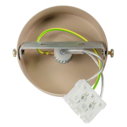 Brilagi - Hanglamp aan een koord POKER 1xGU10/25W/230V beige/goud