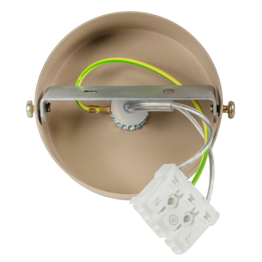 Brilagi - Hanglamp aan een koord POKER 1xGU10/25W/230V beige/goud