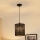 Brilagi - Hanglamp aan een koord TUBES 1xE27/15W/230V diameter 20 cm zwart