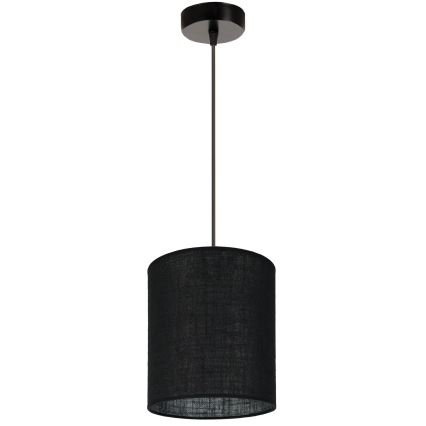 Brilagi - Hanglamp aan een koord TUBES 1xE27/15W/230V diameter 20 cm zwart