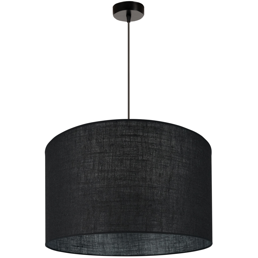 Brilagi - Hanglamp aan een koord TUBES ROLLER 1xE27/15W/230V diameter 50 cm zwart