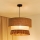 Brilagi - Hanglamp aan een koord WINNETOU BOHO 1xE27/15W/230V diameter 45 cm bruin/crème
