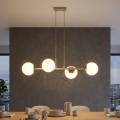 Brilagi - Hanglamp aan kabel 4xE27/60W/230V beige/goud