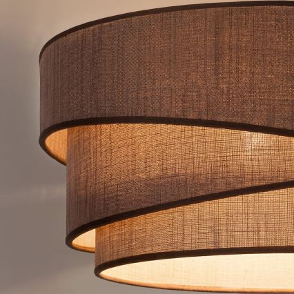 Brilagi - Hanglamp aan kabel ARROW 1xE27/60W/230V Ø 45 cm bruin