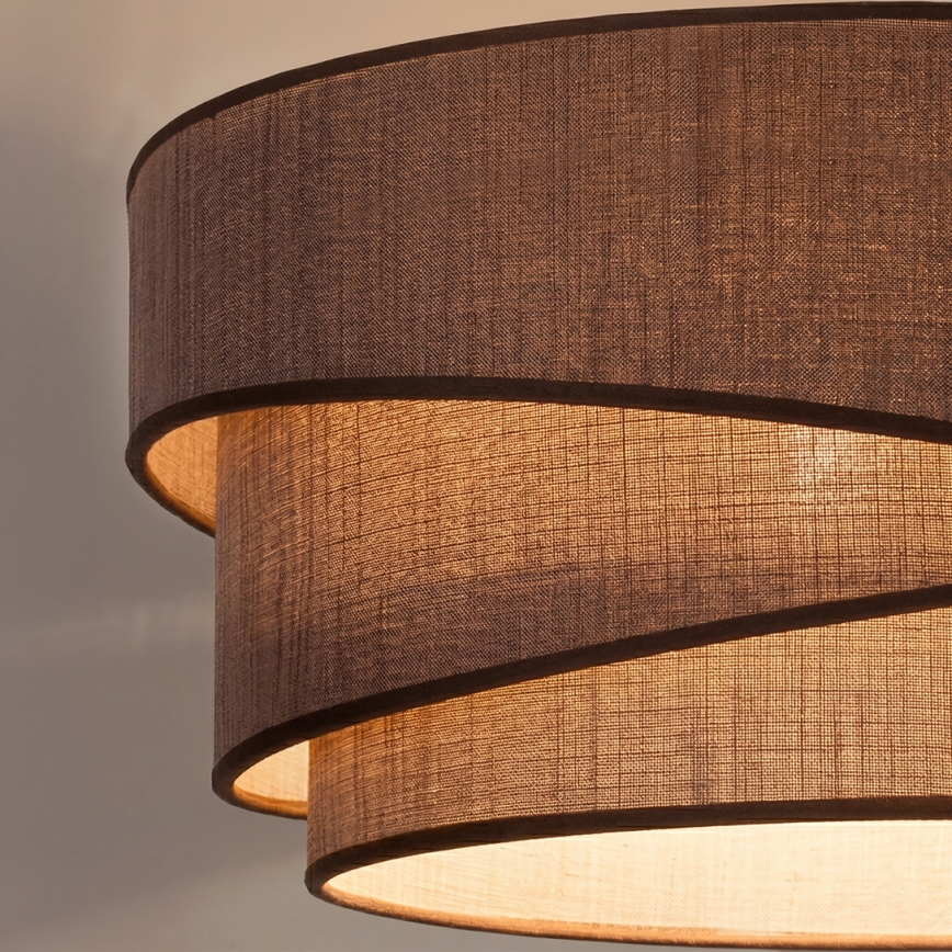 Brilagi - Hanglamp aan kabel ARROW 1xE27/60W/230V Ø 45 cm bruin