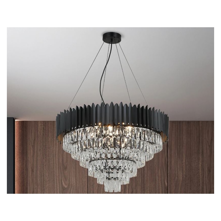Brilagi - Hanglamp aan kabel CARLOS 11xE14/40W/230V Ø 80 cm