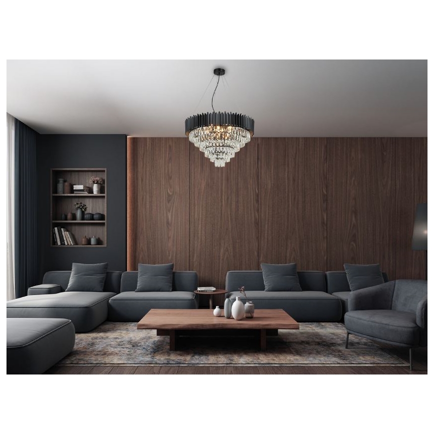 Brilagi - Hanglamp aan kabel CARLOS 11xE14/40W/230V Ø 80 cm