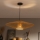 Brilagi - Hanglamp aan kabel CERIA BOHO 1xE27/40W/230V Ø 70 cm zwart/bruin